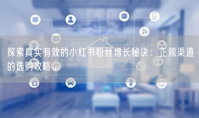 探索真实有效的小红书粉丝增长秘诀：正规渠道的选购攻略。