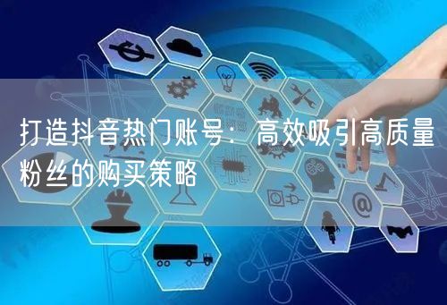 打造抖音热门账号：高效吸引高质量粉丝的购买策略