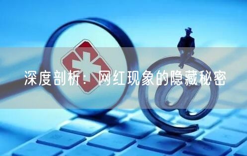 深度剖析：网红现象的隐藏秘密