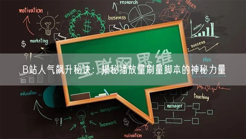 B站人气飙升秘诀：揭秘播放量刷量脚本的神秘力量