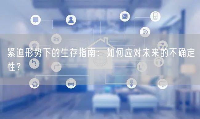 紧迫形势下的生存指南：如何应对未来的不确定性？