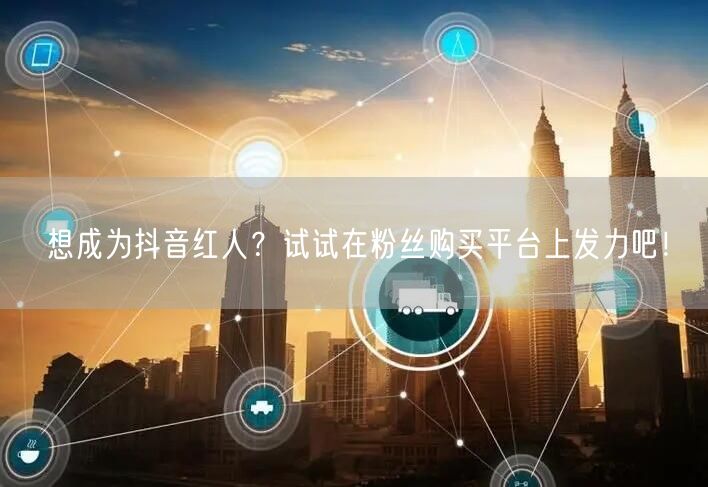 想成为抖音红人？试试在粉丝购买平台上发力吧！