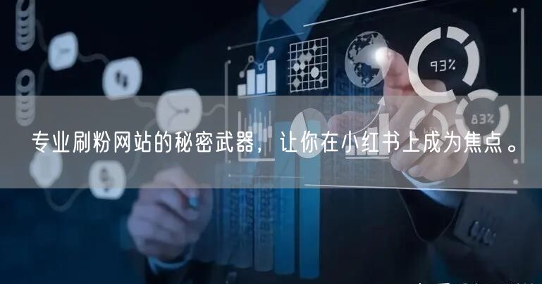 专业刷粉网站的秘密武器，让你在小红书上成为焦点。