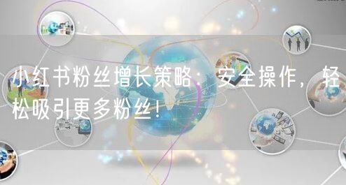 小红书粉丝增长策略：安全操作，轻松吸引更多粉丝！