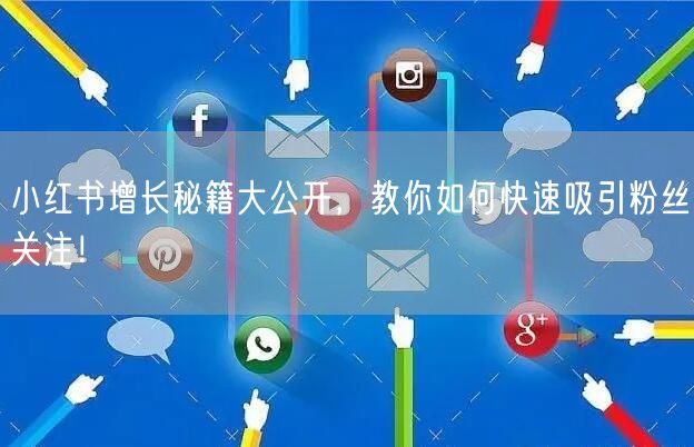 小红书增长秘籍大公开，教你如何快速吸引粉丝关注！