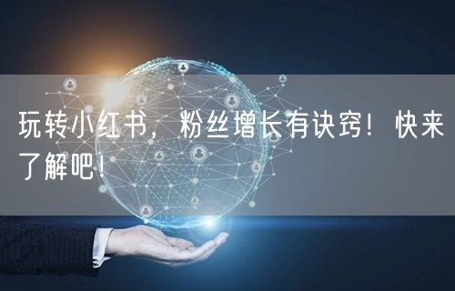 玩转小红书，粉丝增长有诀窍！快来了解吧！