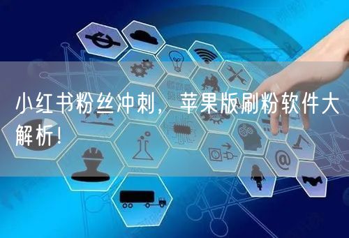 小红书粉丝冲刺，苹果版刷粉软件大解析！