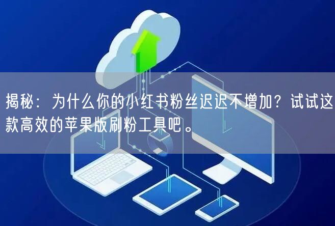 揭秘：为什么你的小红书粉丝迟迟不增加？试试这款高效的苹果版刷粉工具吧。