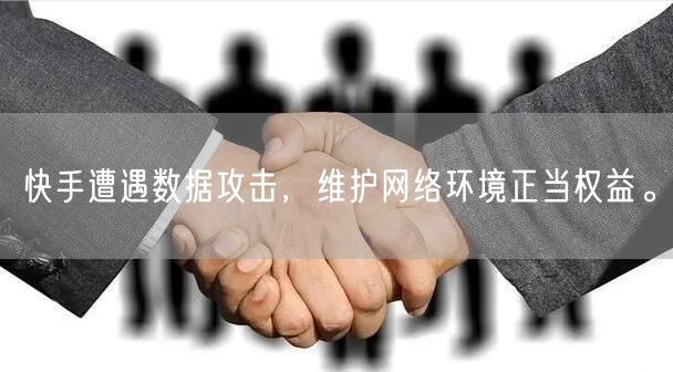 快手遭遇数据攻击，维护网络环境正当权益。