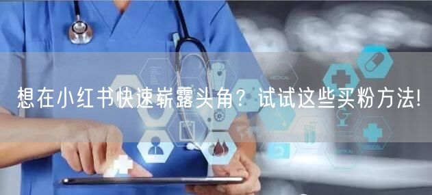 想在小红书快速崭露头角？试试这些买粉方法!