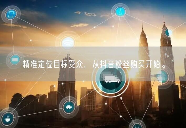 精准定位目标受众，从抖音粉丝购买开始。