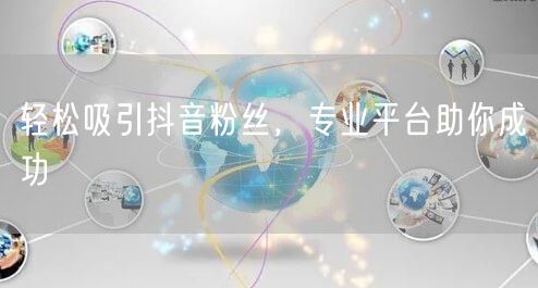 轻松吸引抖音粉丝，专业平台助你成功