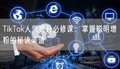 TikTok人气提升必修课：掌握聪明增粉的秘诀渠道