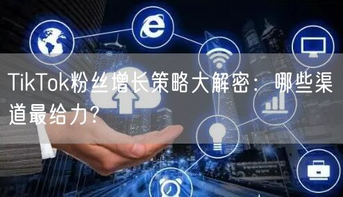 TikTok粉丝增长策略大解密：哪些渠道最给力？