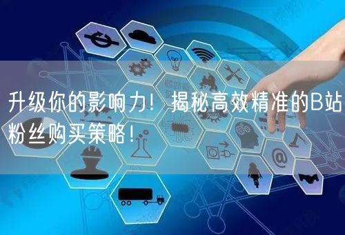 升级你的影响力！揭秘高效精准的B站粉丝购买策略！