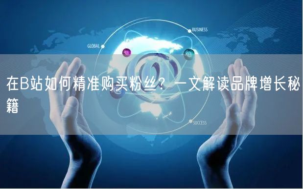 在B站如何精准购买粉丝？一文解读品牌增长秘籍