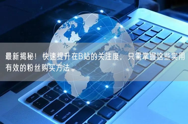 最新揭秘！快速提升在B站的关注度，只需掌握这些实用有效的粉丝购买方法。