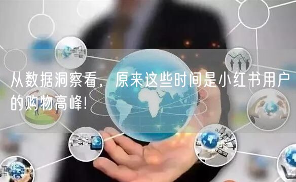 从数据洞察看,原来这些时间是小红书用户的购物高峰!