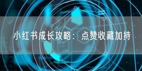 小红书成长攻略:点赞收藏加持